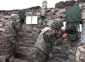 Cəbhə xəttində atışma: itki yoxdur