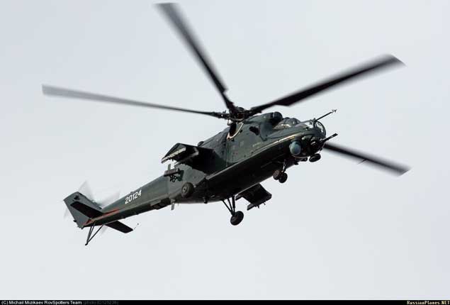Rusiya Azərbaycanın hərbi helikopterlərini yoxlayır