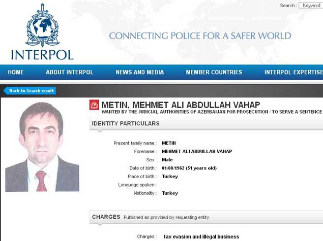İnterpol axtarışına verilən iş adamı “Axar.az”a danışdı
