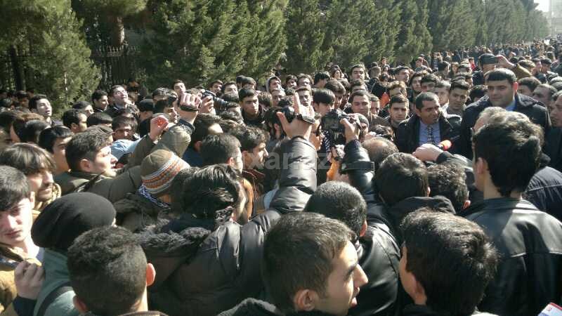 BDU tələbələri aksiyanı davam etdirəcək