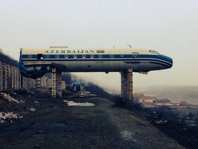 Azərbaycanda təyyarəni restoran edirlər - Foto