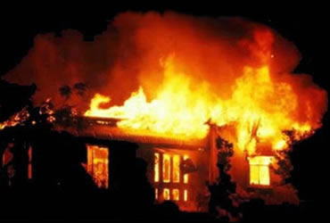 Xaçmaz və Xaldanda yanğın