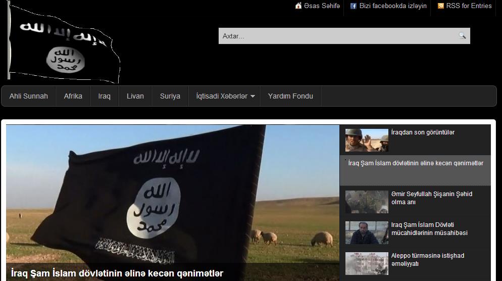 Suriyadakı mücahidlərin Azərbaycanda saytı açıldı - Eksklüziv