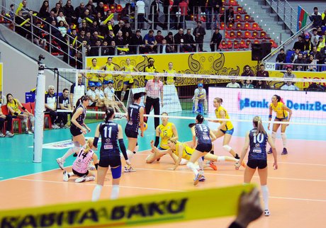 “Rabitə” voleybolçuları ruslara uduzdu