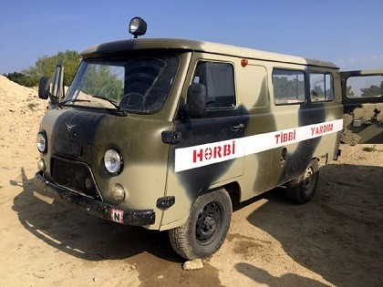 Armenian side shells ambulance with wounded Azerbaijanis