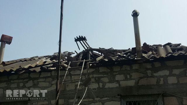 Civilian houses destroyed by Armenians (Photo)