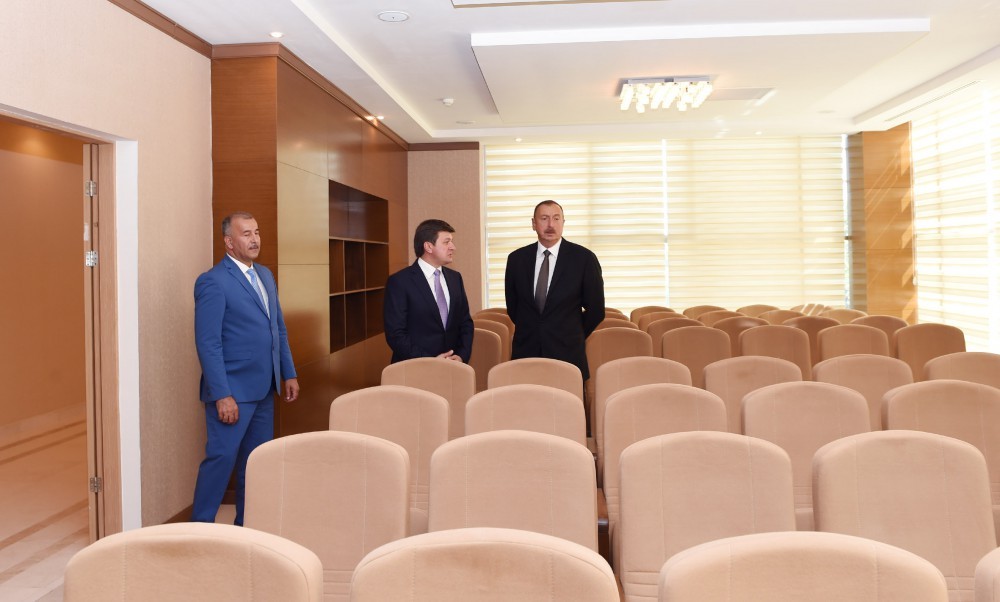 Ilham Aliyev opened administrative building of YAP