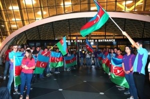 Team Azerbaijan returned home