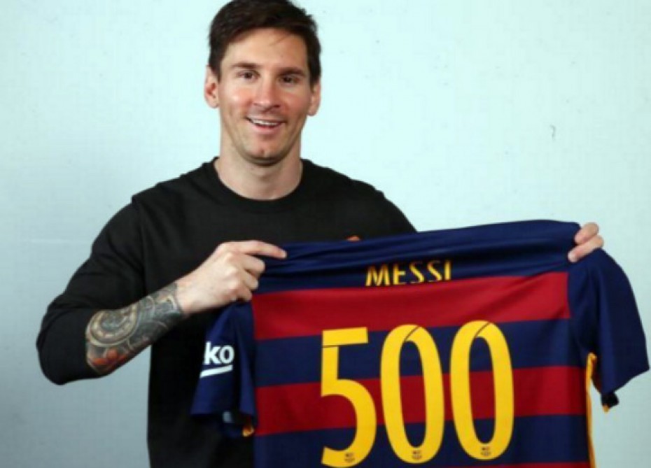 Messi scores 500th career goal