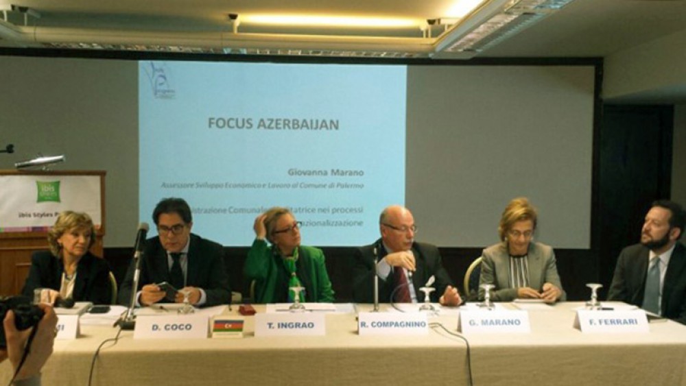 The conference relating to the economy of Azerbaijan in Italy