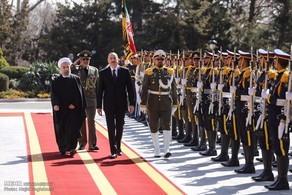 Ilham Aliyev met with Hassan Rouhani - Photo