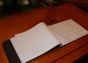 French Embassy opens a book of condolences