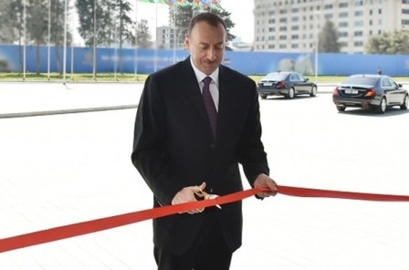 Ilham Aliyev inaugurates new administrative building