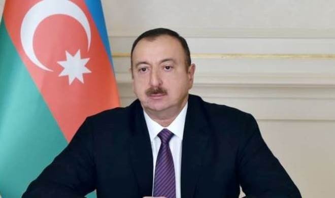 Ilham Aliyev attends WWII Victory Day event