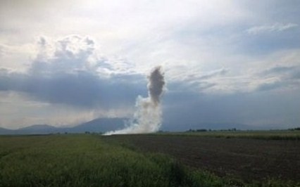 Gazakh resident hits mine