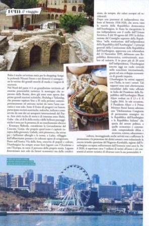Italian magazine writes about Azerbaijan`s tourism potential