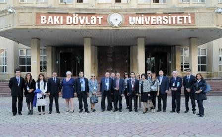 Participants of 5th Baku Int'l Humanitarian Forum visit BSU