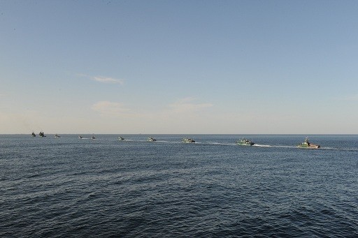 Azerbaijani SBS holds exercises in Caspian Sea