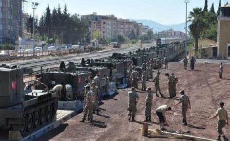 Turkey sent armed forces to Iraqi border