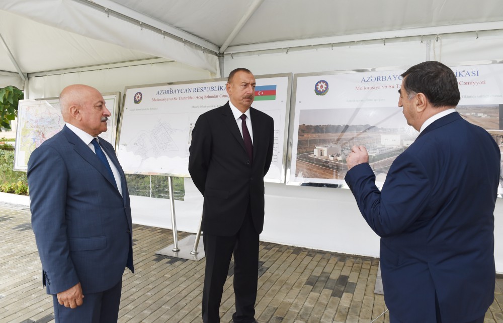 Ilham Aliyev launched Masalli city water supply system
