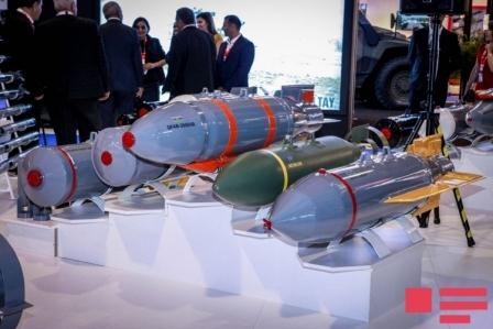 Azerbaijan showcases 7 different air bombs