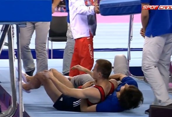 Волонтер спас польского спортсмена – Видео